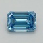 1.04 Ct. Fancy Vivid Blue Emerald Lab Grown Diamond