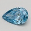 0.94 Ct. Fancy Vivid Blue Pear Lab Grown Diamond