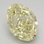 2.52 Ct. Fancy Intense Yellow Oval Lab Grown Diamond