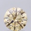 1.52 Ct. Fancy Intense Yellow Round Lab Grown Diamond