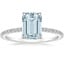 18K White Gold Demi Three-Quarter Coverage Diamond Ring (1/3 ct. tw.), smalltop view