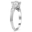 The Braemar Ring, smalltop view on a hand