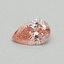 0.30 Ct. Fancy Vivid Pink Pear Lab Grown Diamond