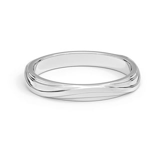 Custom Wave Textured Ring