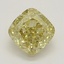 0.50 Ct. Fancy Brownish Yellow Cushion Diamond