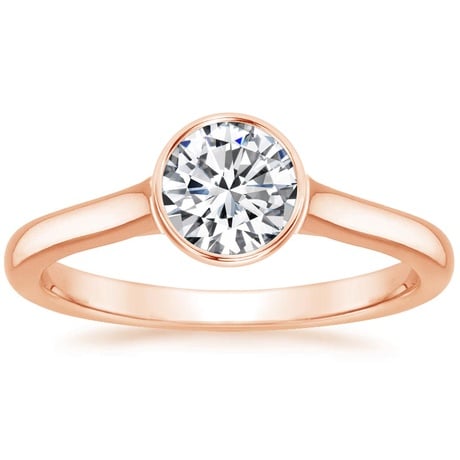 14K Rose Gold Luna Bridal Set