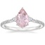 Platinum Luxe Aria Three Stone Diamond Ring (1/3 ct. tw.), smalltop view