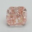 4.53 Ct. Fancy Vivid Pink Cushion Lab Grown Diamond