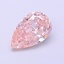 1.07 Ct. Fancy Intense  Pink Pear Lab Grown Diamond