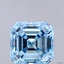 5.04 Ct. Fancy Vivid Blue Asscher Lab Grown Diamond