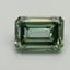 1.38 Ct. Fancy Vivid Pacific Green Emerald Lab Grown Diamond