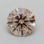 1.50 Ct. Light  Brown Round Lab Grown Diamond