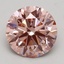 2.14 Ct. Fancy Intense Pink Round Lab Grown Diamond