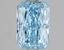 1.58 Ct. Fancy Vivid Blue Radiant Lab Grown Diamond