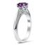 The Allyn Ring, smalltop view on a hand