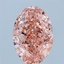 2.04 Ct. Fancy Vivid Pink Oval Lab Grown Diamond