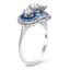 The Alina Ring, smalltop view on a hand