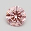1.70 Ct. Fancy Vivid Pink Round Lab Grown Diamond