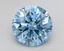 2.77 Ct. Fancy Vivid Blue Round Lab Grown Diamond
