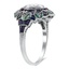 The Risa Ring, smalltop view on a hand
