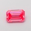 1.10 Ct. Fancy Vivid  Pink Emerald Lab Grown Diamond