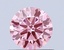 0.60 Ct. Fancy Vivid Pink Round Lab Grown Diamond