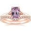 14K Rose Gold Reverie Ring with Flair Diamond Ring (1/6 ct. tw.)