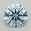 1.01 Ct. Fancy Intense  Blue Round Lab Grown Diamond