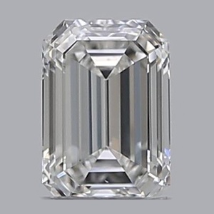 Emerald diamond — real photo