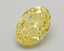 1.54 Ct. Fancy Vivid  Yellow Oval Lab Grown Diamond