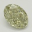 2.02 Ct. Fancy Brownish Greenish Yellow Oval Diamond