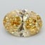 6.05 Ct. Fancy Vivid Orangy Yellow Oval Lab Grown Diamond