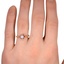 The Daeva Ring, smallzoomed in top view on a hand