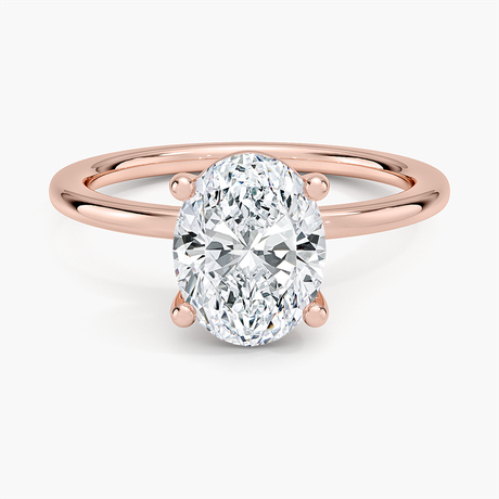 14K Rose Gold Perfect Fit 1.4mm Solitaire Ring