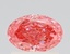 0.76 Ct. Fancy Vivid Pink Oval Lab Grown Diamond