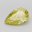 1.93 Ct. Fancy Intense Yellow Pear Lab Grown Diamond