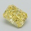 1.08 Ct. Fancy Intense Yellow Radiant Lab Grown Diamond