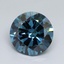 2.50 Ct. Fancy Vivid Blue Round Lab Grown Diamond