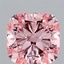 3.02 Ct. Fancy Intense  Pink Cushion Lab Grown Diamond