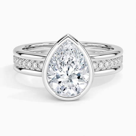 18K White Gold Sofia Triple Band Diamond Ring (1/4 ct. tw.)