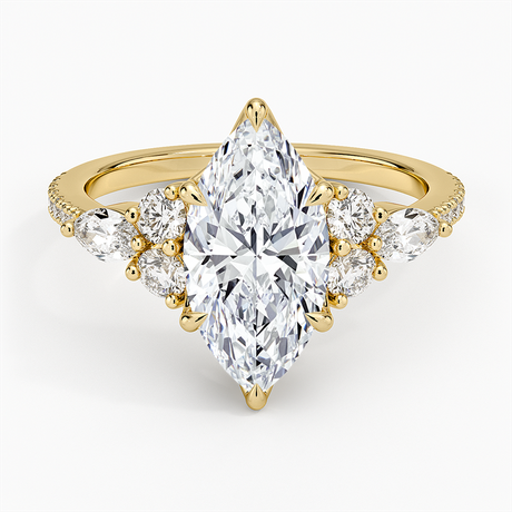 18K Yellow Gold Luxe Nadia Pavé Diamond Ring (1/2 ct. tw.)