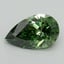 1.17 Ct. Fancy Vivid Pacific Green Pear Lab Grown Diamond