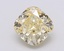 2.28 Ct. Fancy Intense Yellow Cushion Lab Grown Diamond