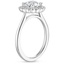 18K White Gold Violette Diamond Ring, smallside view