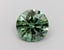 2.00 Ct. Fancy Vivid  Green Round Lab Grown Diamond