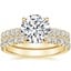 18K Yellow Gold Sienna Diamond Bridal Set (7/8 ct. tw.)