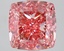 4.11 Ct. Fancy Vivid Pink Cushion Lab Grown Diamond