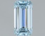 1.05 Ct. Fancy Intense Blue Emerald Lab Grown Diamond