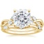18KY Moissanite Willow Bridal Set (1/4 ct. tw.), smalltop view