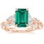 14K Rose Gold Secret Garden Diamond Ring (1/2 ct. tw.), smalltop view